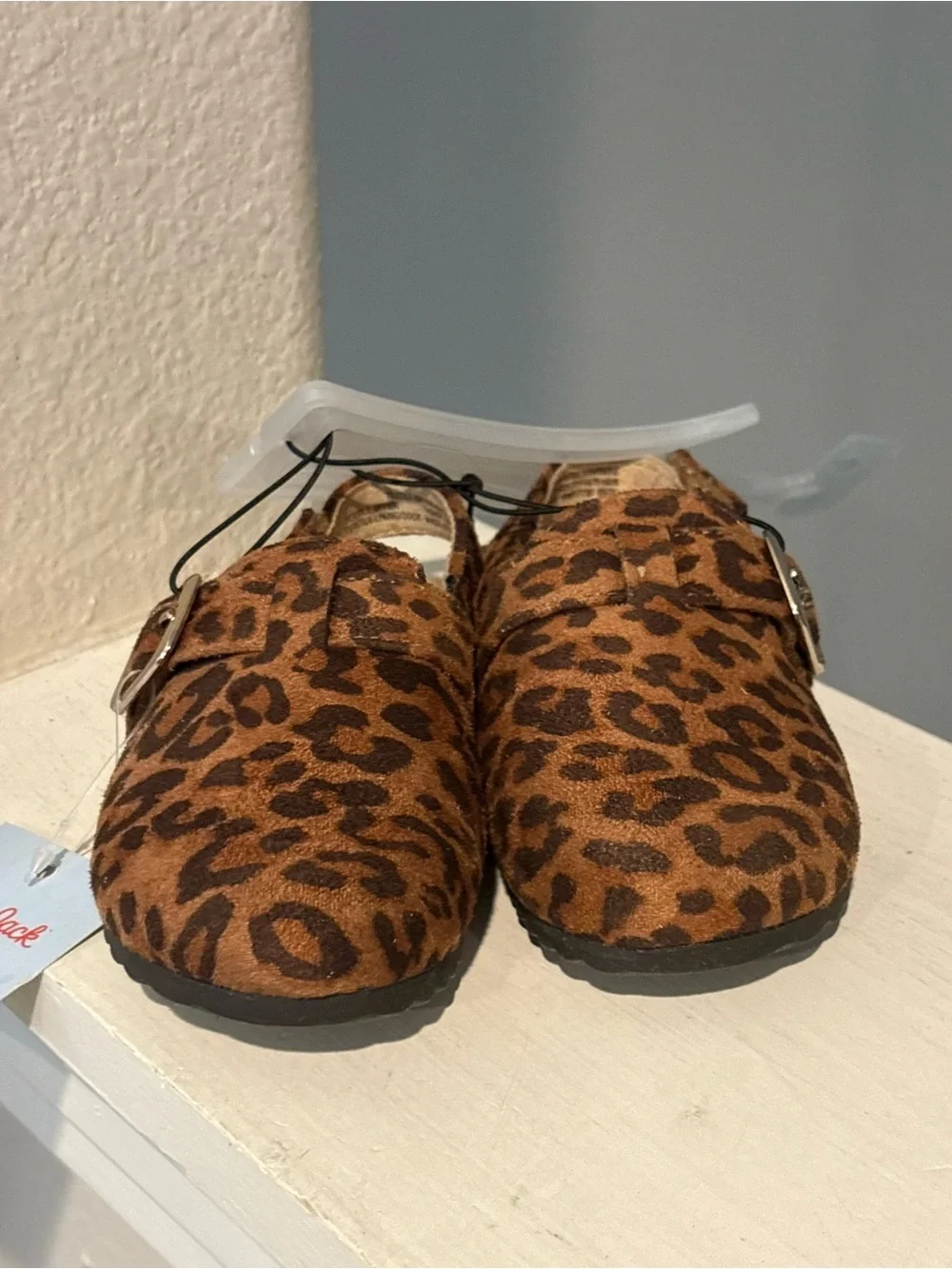 NEW— Toddler Berlin Clogs – Cat & Jack Brown Leopard Spot Little Girls Size 7